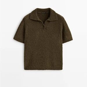 Massimo Dutti Knit Boucle Sweater